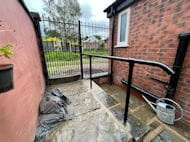 Steel Tube Safety Hand Rail Made Fitted